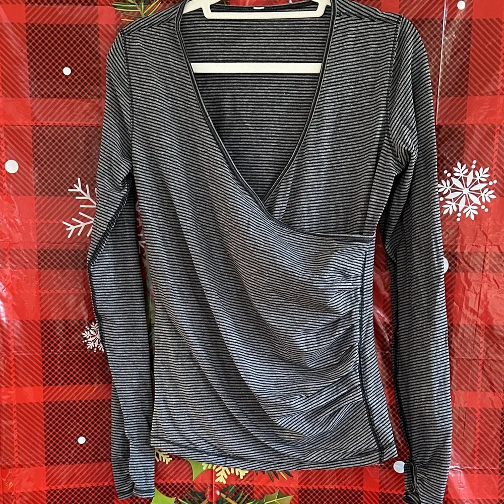 Lululemon Sunset Salutation Striped Long Sleeve Top